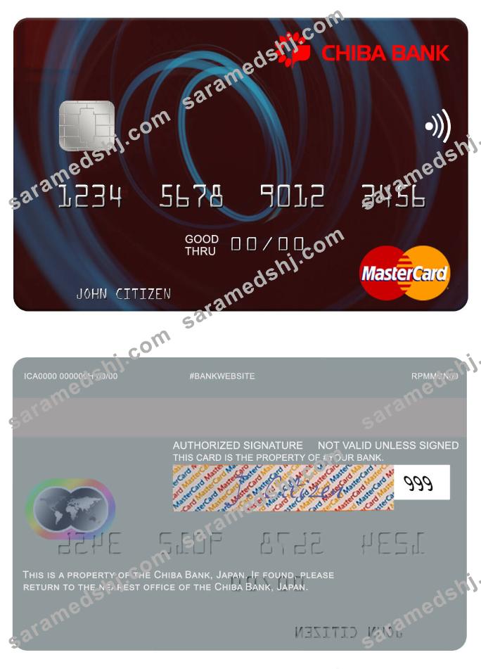Japan Chiba Bank mastercard